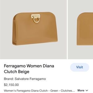 Ferragamo Diana clutch